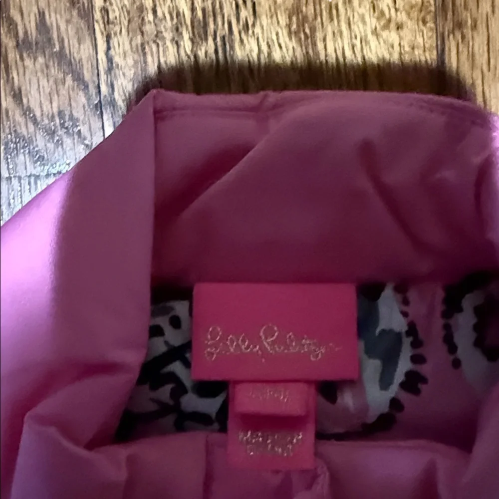 Lilly Pulitzer Girls Caylee Vest Hibiscus Pink Hanging With My Boo L (8-10) NWT